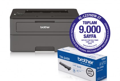 Brother HL-L2376DW-2T Mono Lazer Yazıcı (Wi-fi)(A4)